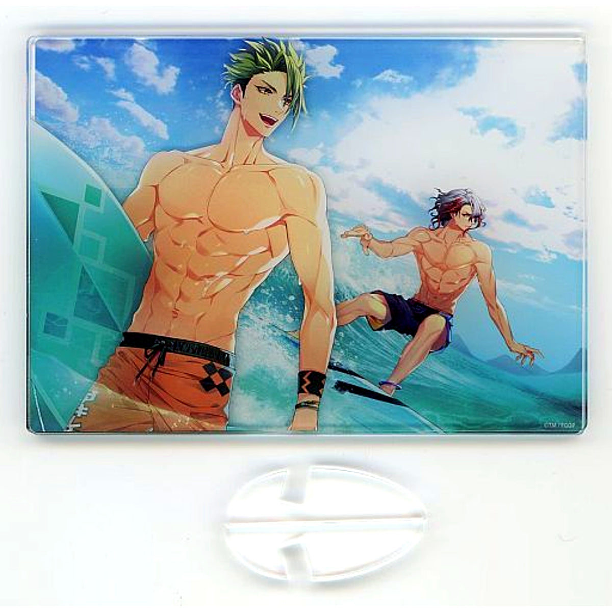 Achilles & Odysseus Fate/Grand Order Chaldea Summer Vacation Set Wyatt C100 Goods Acrylic Stand Board Single Item [USED]