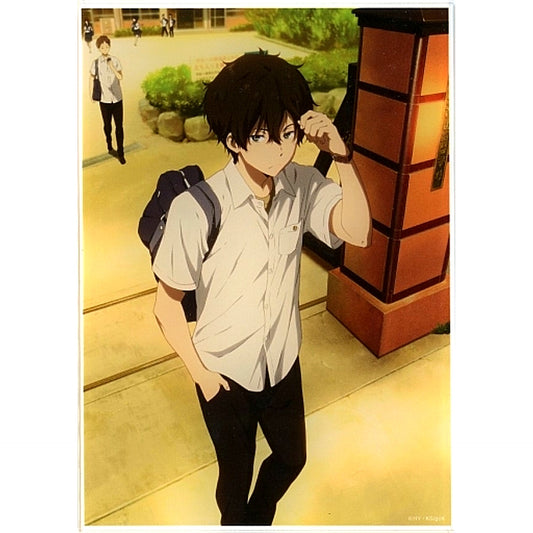 Hotaro Oreki Hyouka TV Anime 10th Anniversary Kuji A-2 Prize Kujibikido Acrylic Panel [USED]