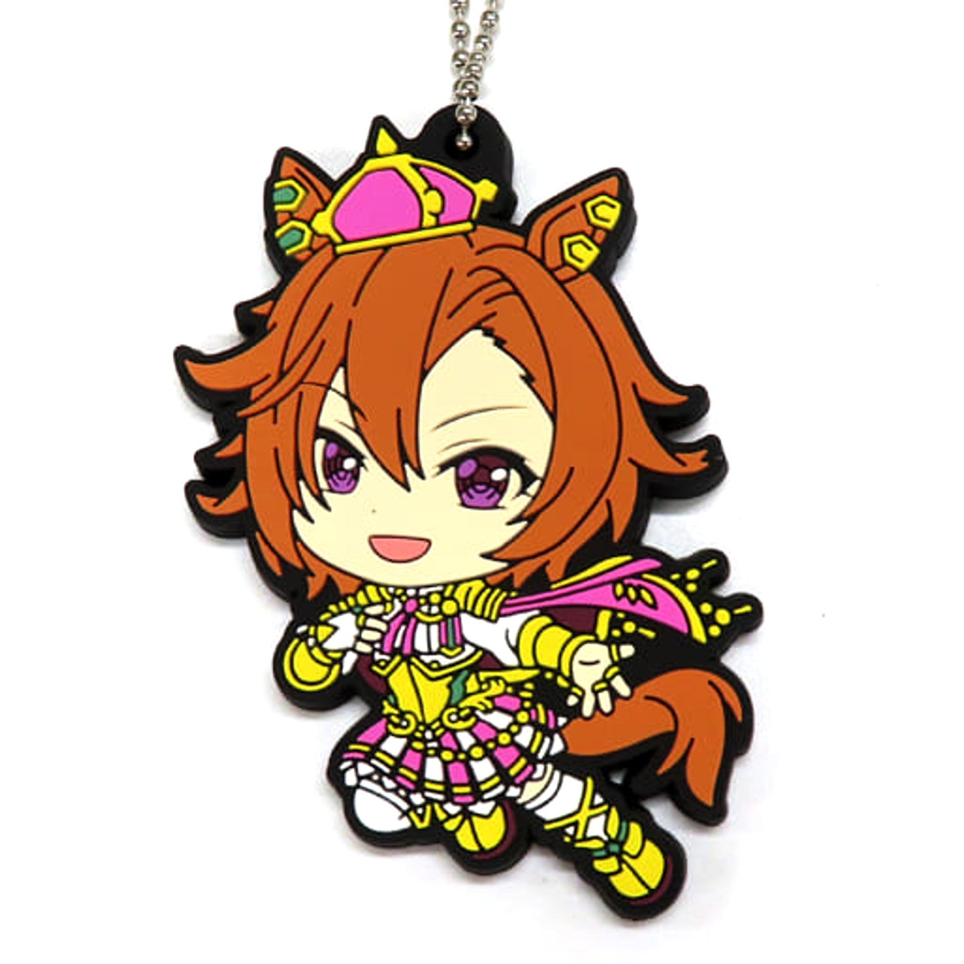 Umamusume: Pretty Derby TM Opera O Ichiban Kuji Part 2 Rubber Mascot Kyunchara Illustrations Prize I Keychains [USED]