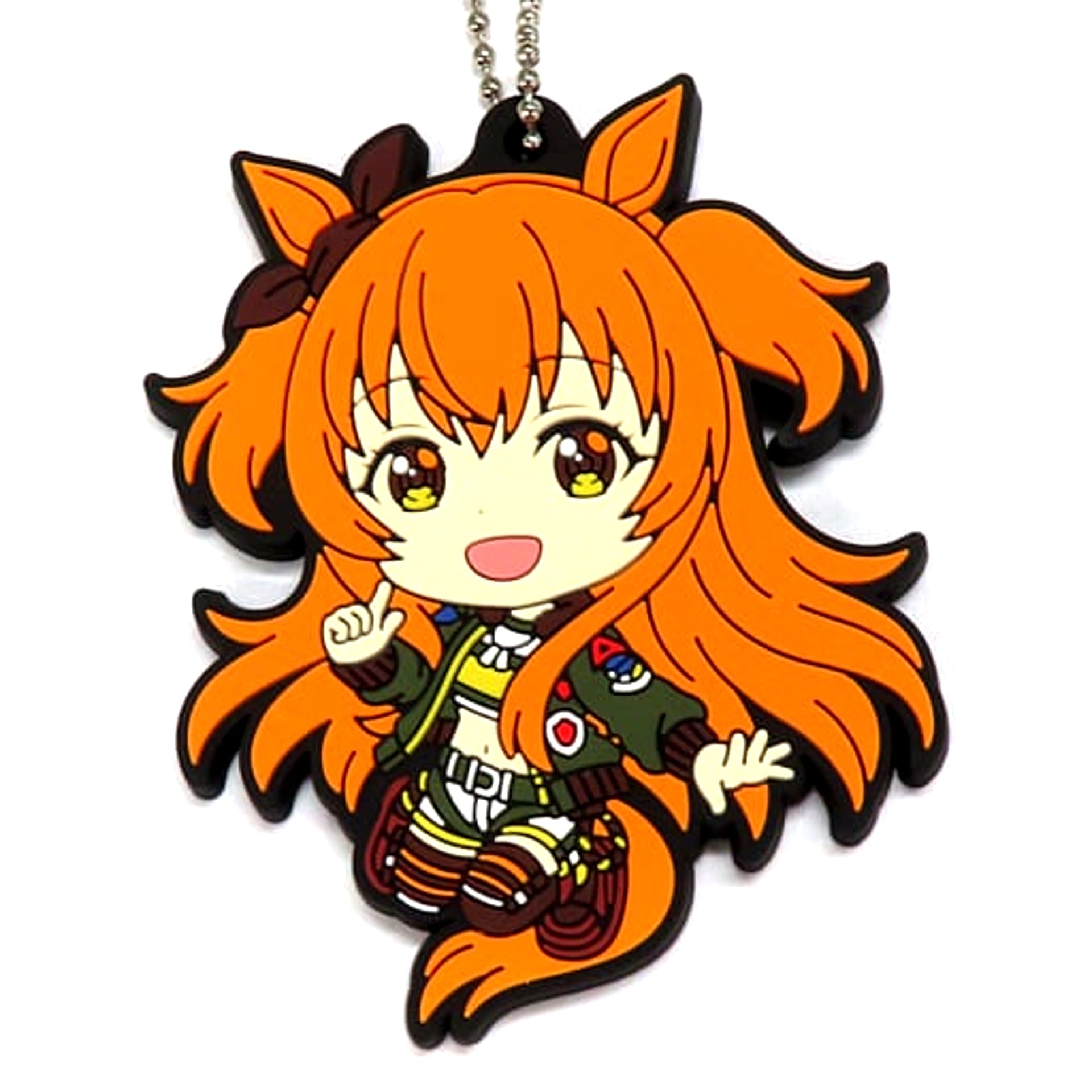 Mayano Top Gun Umamusume: Pretty Derby Ichiban Kuji Part 2 Rubber Mascot Kyunchara Illustrations Prize I [USED]