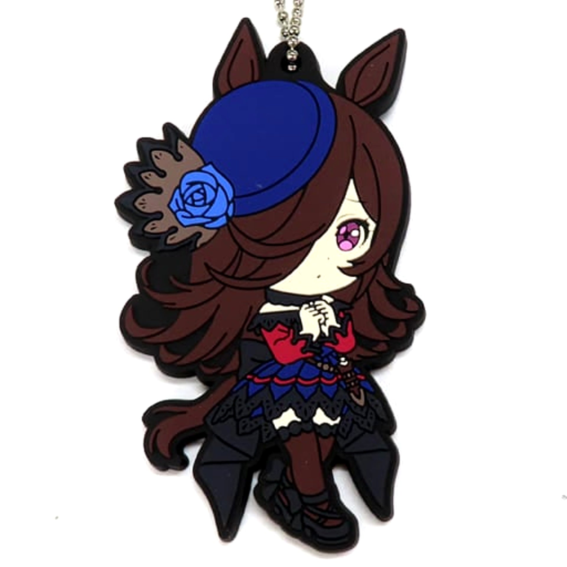 Umamusume: Pretty Derby Rice Shower Ichiban Kuji Part 2 Rubber Mascot Kyunchara Illustrations Prize I Keychains [USED]