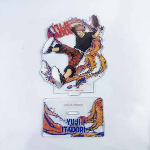Yuji Itadori Prize I Jujutsu Kaisen Splash x Battle Acrylic Stand Sega Lucky Kuji [USED] — photo 1