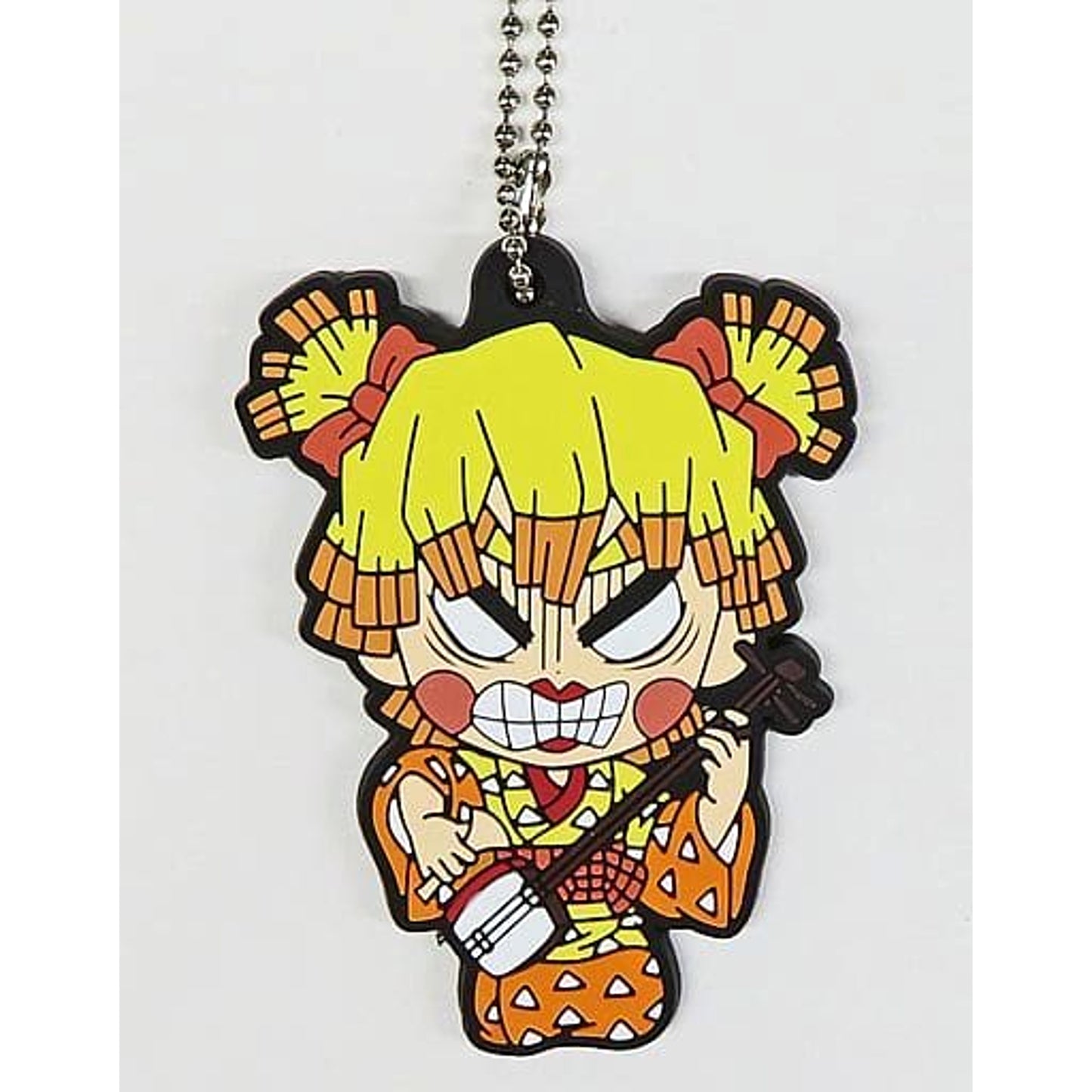 Demon Slayer: Kimetsu no Yaiba Zenko Zenitsu Agatsuma Ichiban Kuji Town Where Demons Live Rubber Mascot Kyunchara Illustrations Prize H [USED]