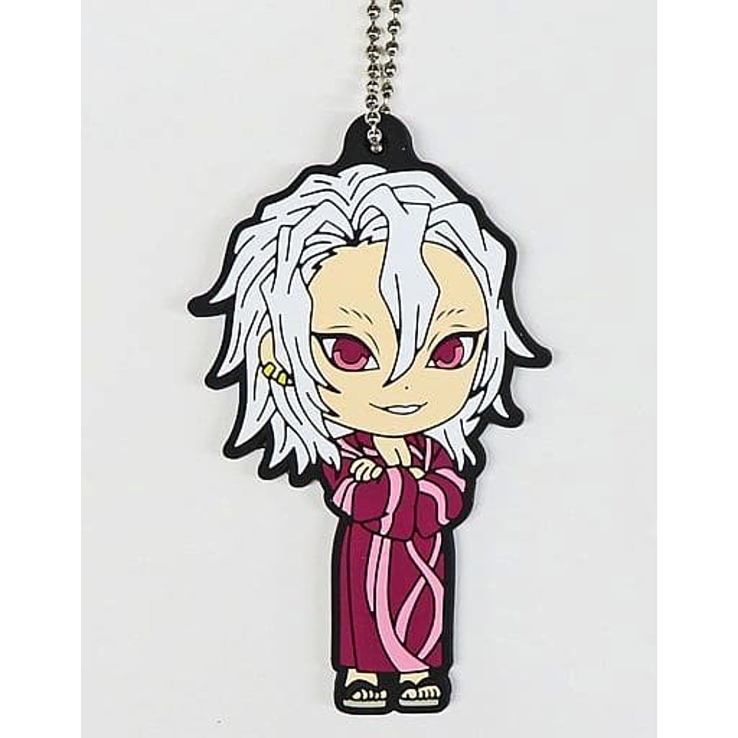 Demon Slayer: Kimetsu no Yaiba Tengen Uzui Ichiban Kuji Town Where Demons Live Rubber Mascot Kyunchara Illustrations Prize H [USED]
