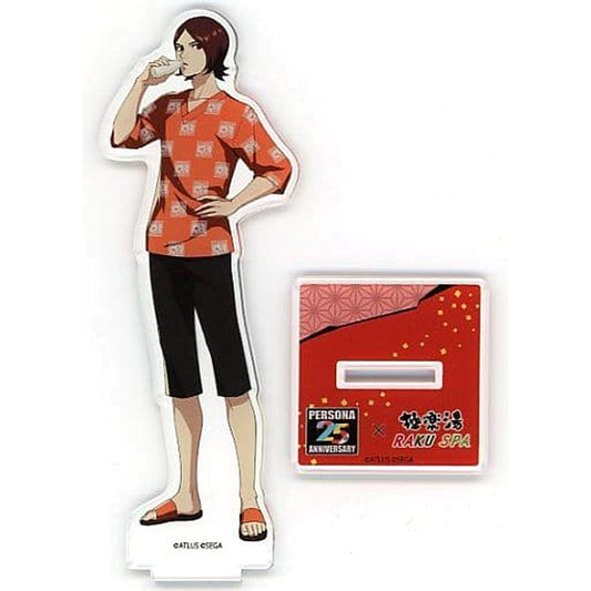 Persona 2: Innocent Sin Protagonist Acrylic Stand Persona Series 25th Anniversary Gokurakuyu RAKU SPA Between Reality and Bath Exclusive Acrylic Stands [USED]