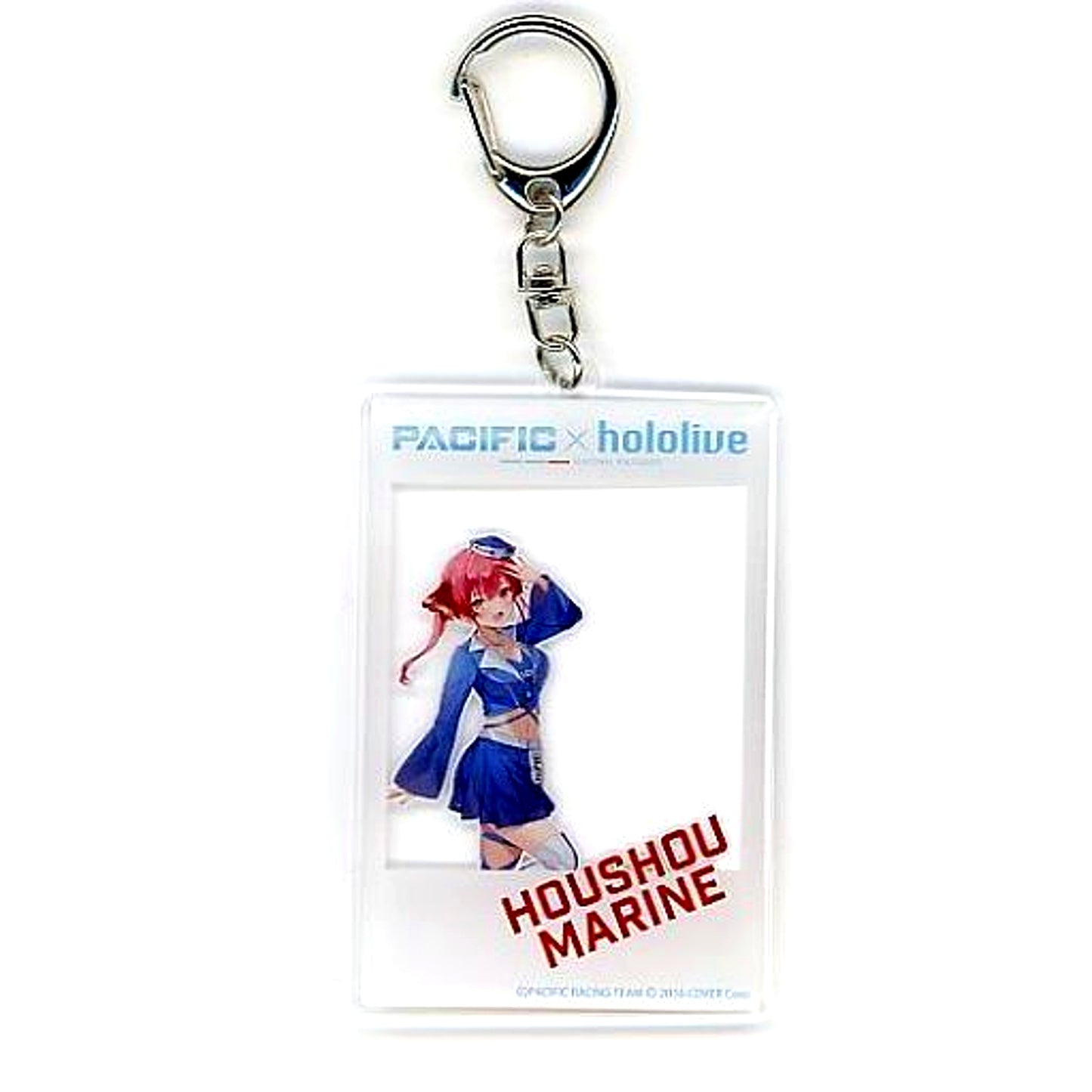 Houshou Marine Hololive Instax Style Acrylic Keychain PACIFIC RACING TEAM x [USED]