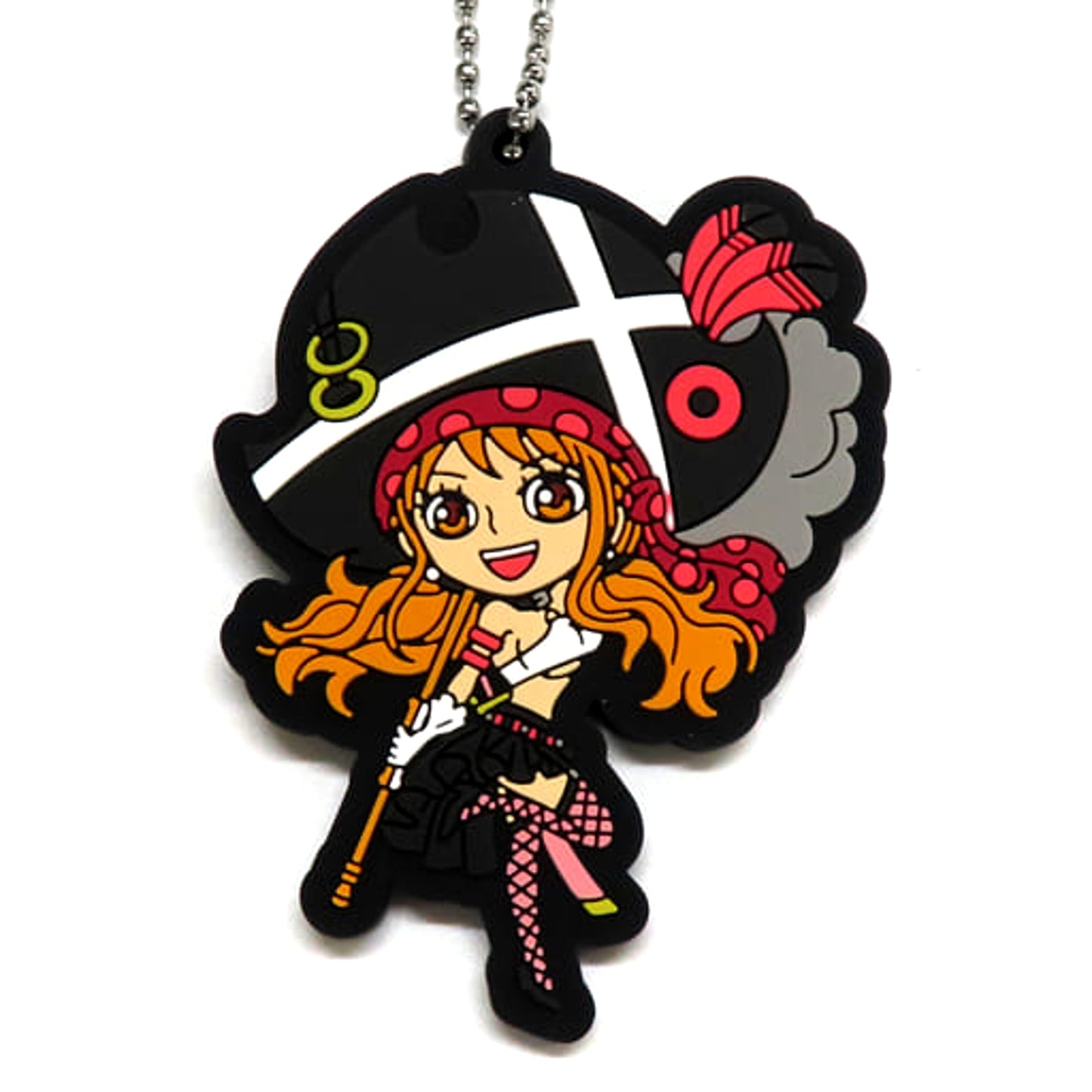 One Piece Film Red Nami Ichiban Kuji Rubber Mascot Prize J Keychains [USED]