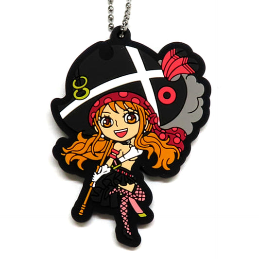 One Piece Film Red Nami Ichiban Kuji Rubber Mascot Prize J Keychains [USED]