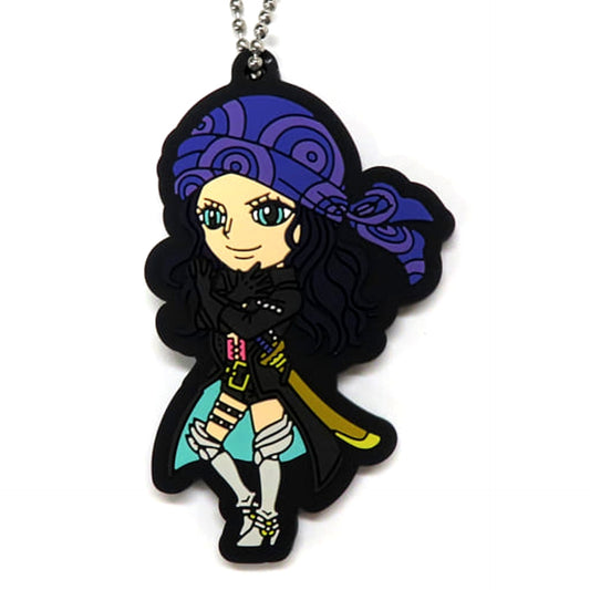 One Piece Film Red Nico Robin Ichiban Kuji Rubber Mascot Prize J Keychains [USED]