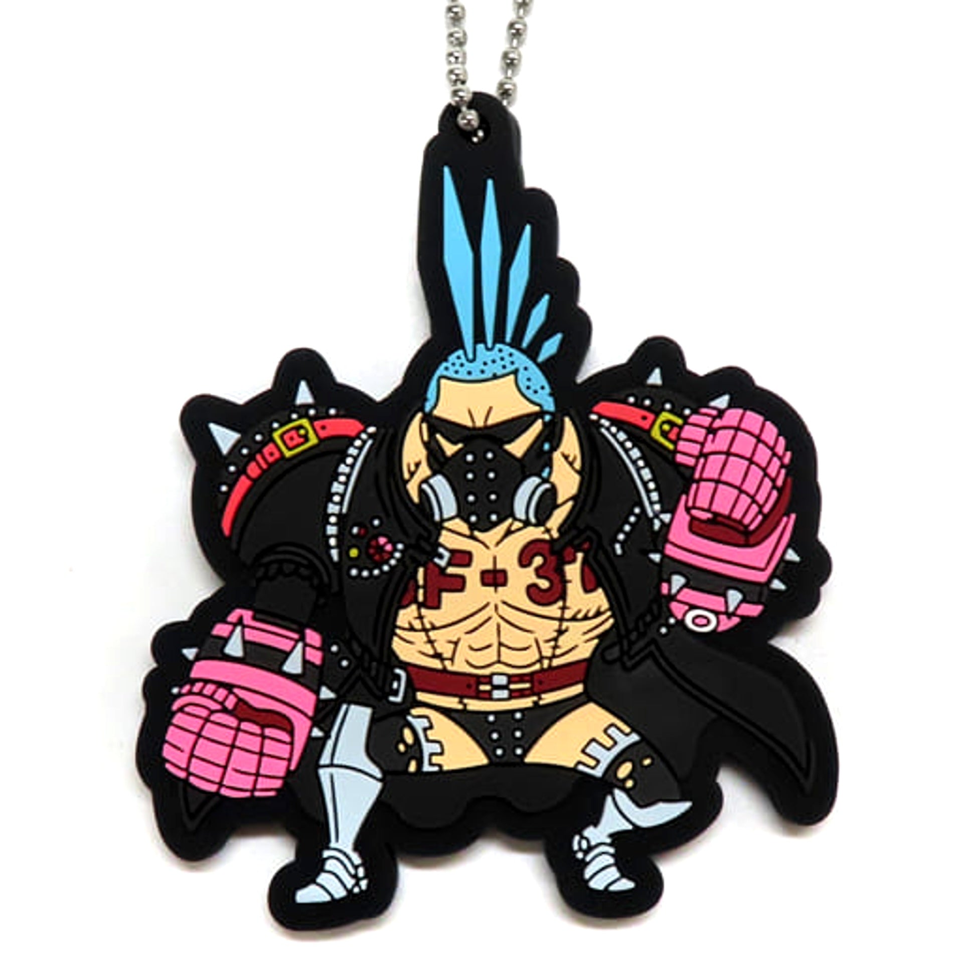 One Piece Film Red Franky Ichiban Kuji Rubber Mascot Prize J Keychains [USED]