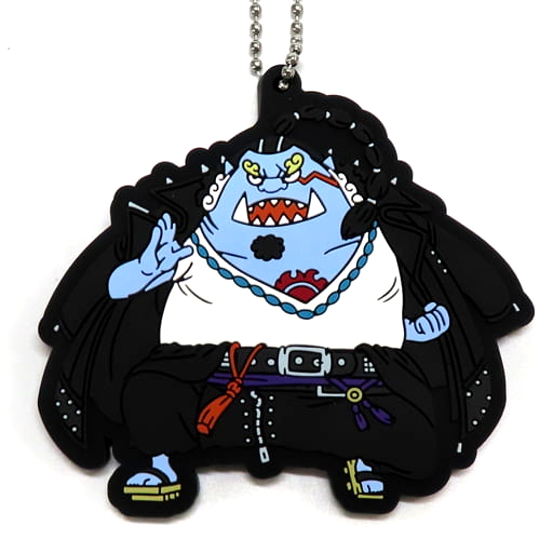 One Piece Film Red Jinbe Ichiban Kuji Rubber Mascot Prize J Keychains [USED]