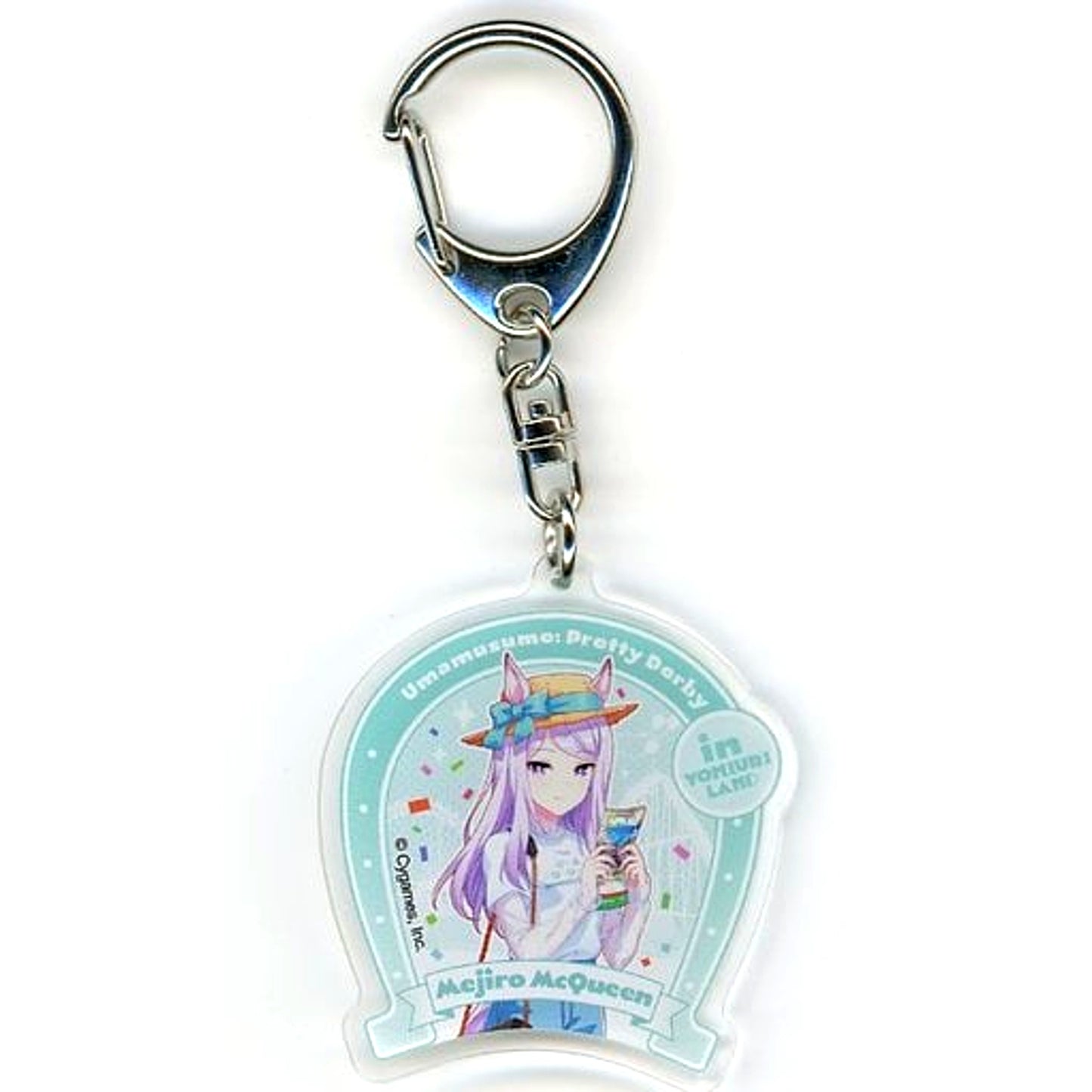 Mejiro McQueen Umamusume Pretty Derby in Yomiuri Land Acrylic Keychain Yomiuri Land Ver. [USED]
