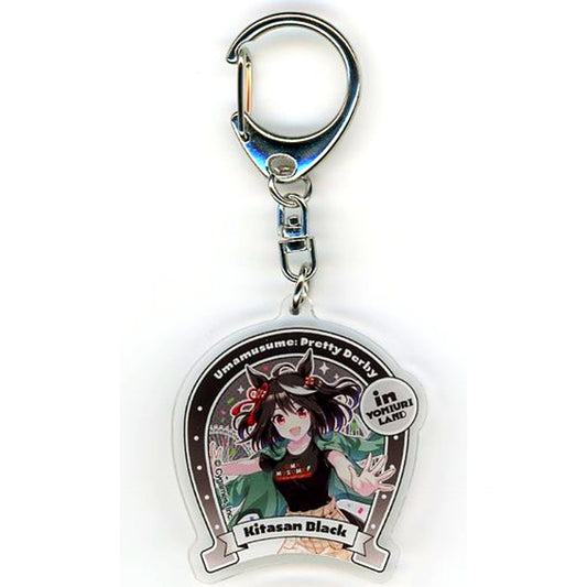 Kitasan Black Umamusume Pretty Derby in Yomiuri Land Acrylic Keychain Yomiuri Land Ver. [USED]