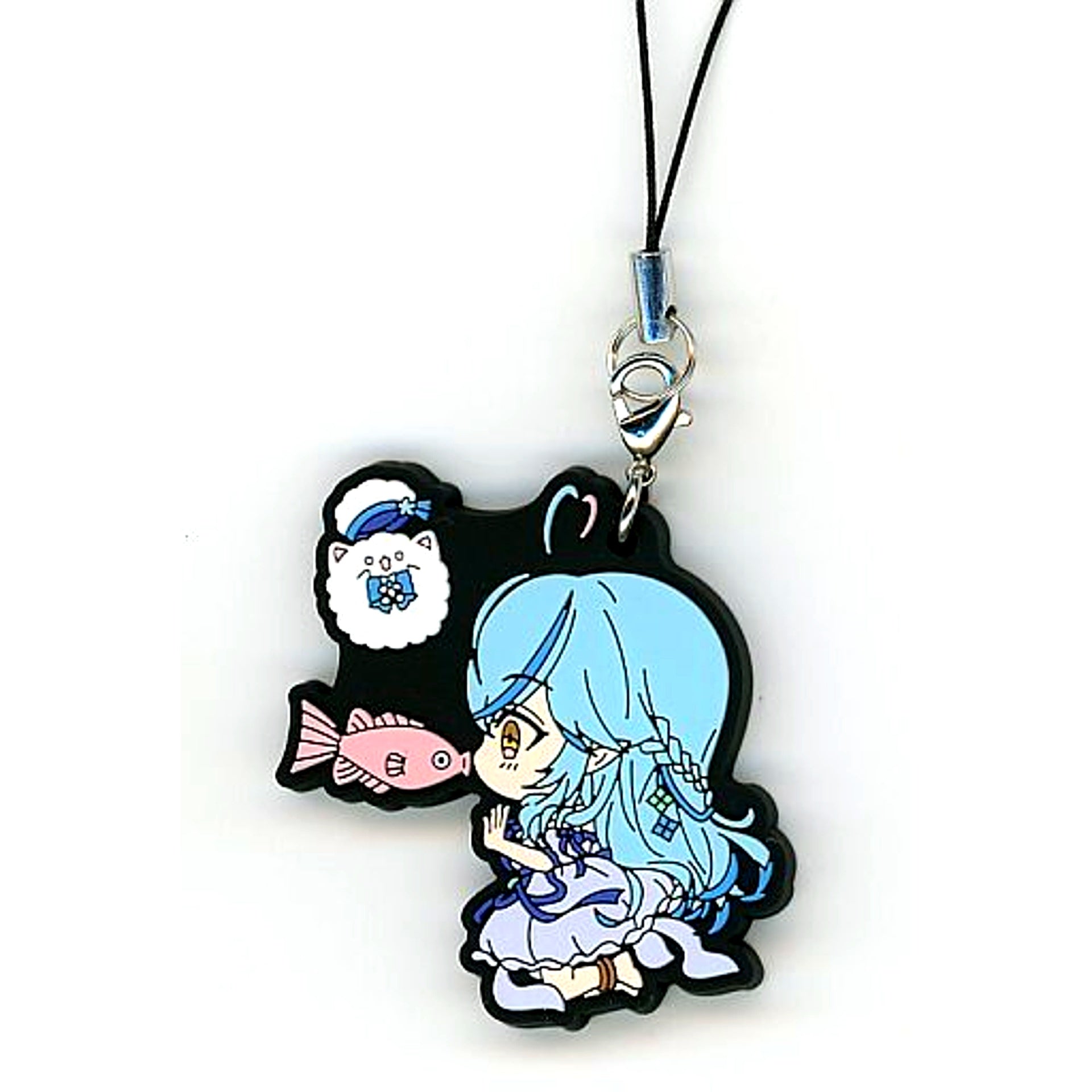 Yukihana Lamy & Fish Hololive Trading Rubber Strap Sunshine Aquarium #AquaLamyum [USED]