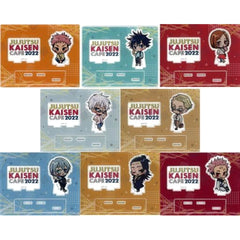 Jujutsu Kaisen Yuji Itadori & Others All 8 Types Set Mini Chara Acrylic Stand Cafe 2022 Limited Acrylic Stands [USED]