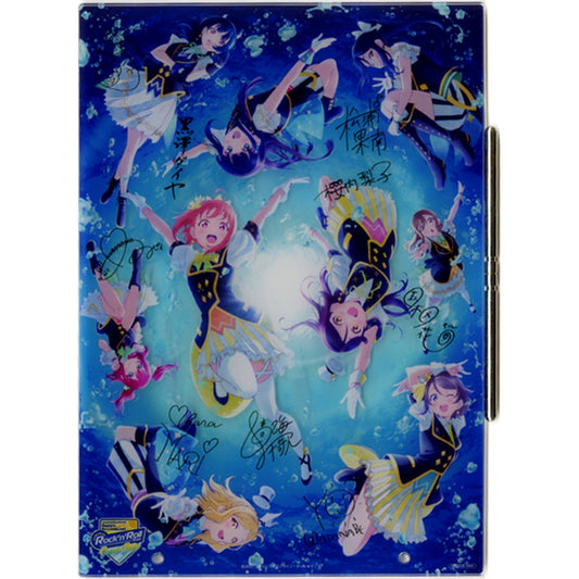 Love Live! Sunshine!! Aqours 6th LoveLive! Key Visual B5 Acrylic Panel Bundle Bonus for Goods Included Ticket Single Item [USED]