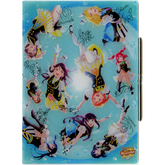 Key Visual B5 Acrylic Panel Love Live! Sunshine!! Aqours 6th LoveLive! KU-RU-KU-RU Rock n Roll TOUR SUNNY STAGE Ticket Bundle Bonus Single Item [USED]