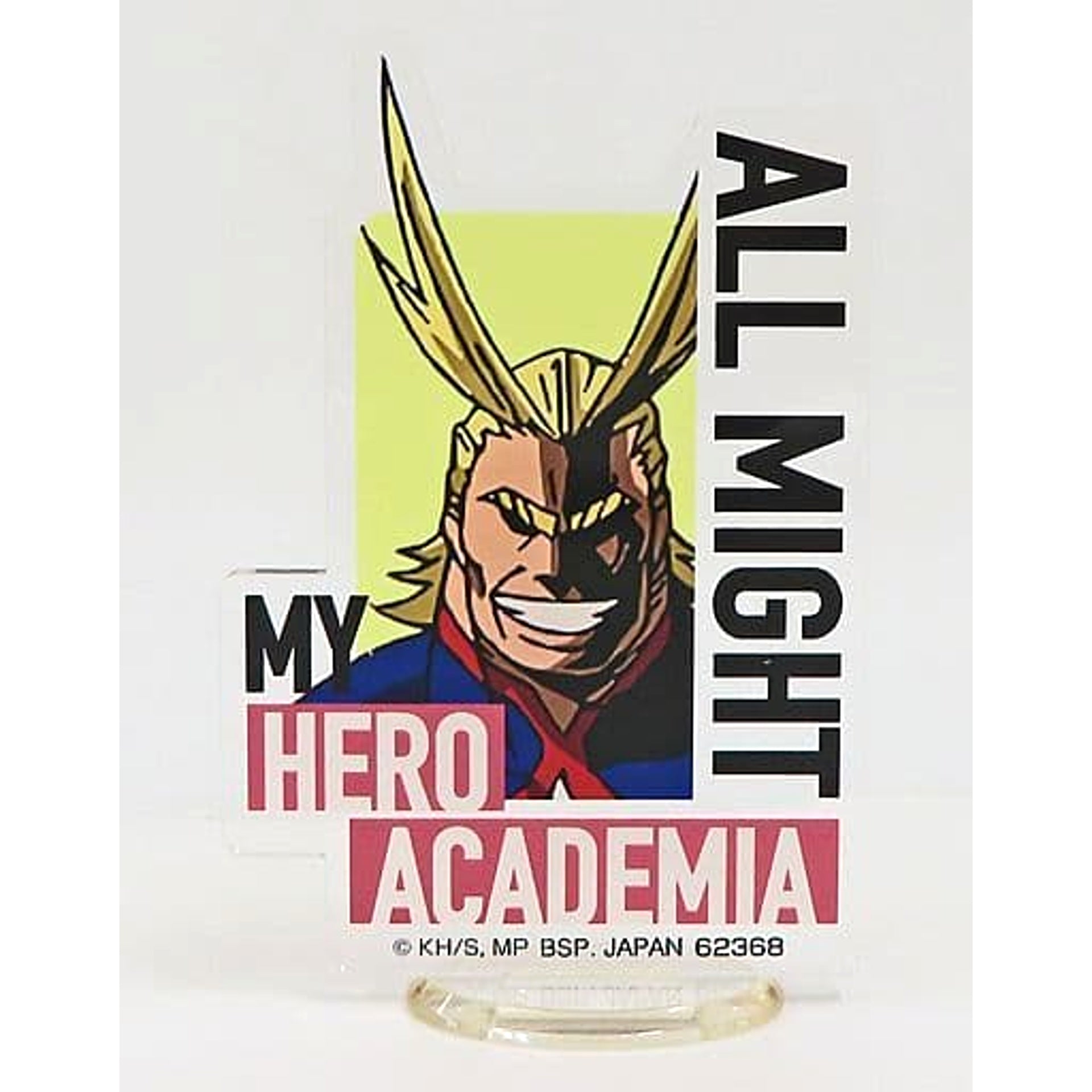 My Hero Academia All Might Acrylic Stand Ichiban Kuji The Top 5! Prize H Acrylic Stands [USED]