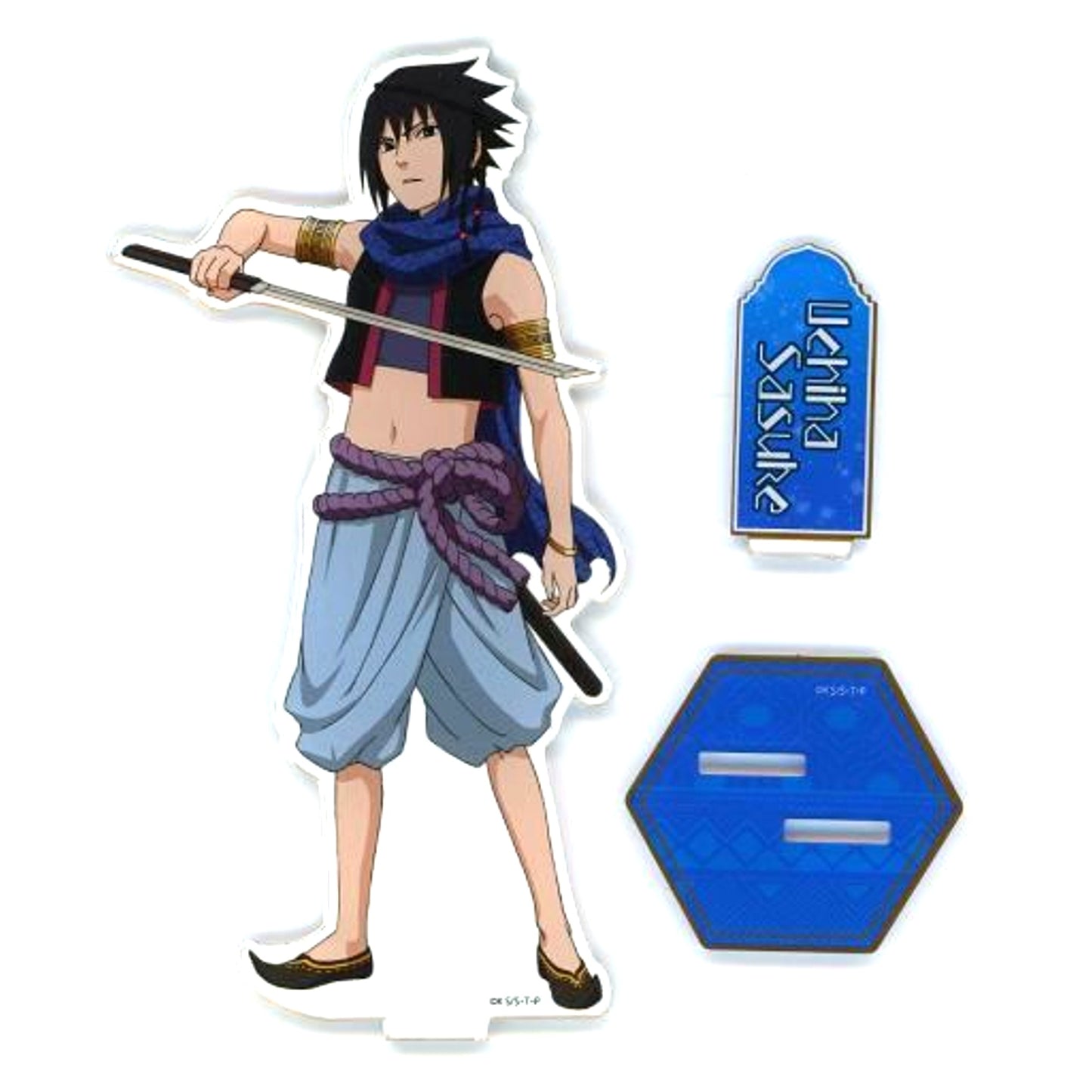 Sasuke Uchiha Desert Ver. Acrylic Stand Naruto Shippuden [USED]