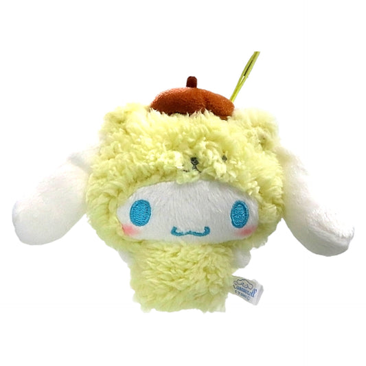 Cinnamoroll Cinnamoroll D Pompompurin Clothes 20th Anniversary Everyone's Kigurumi Mascot Keychains [USED]