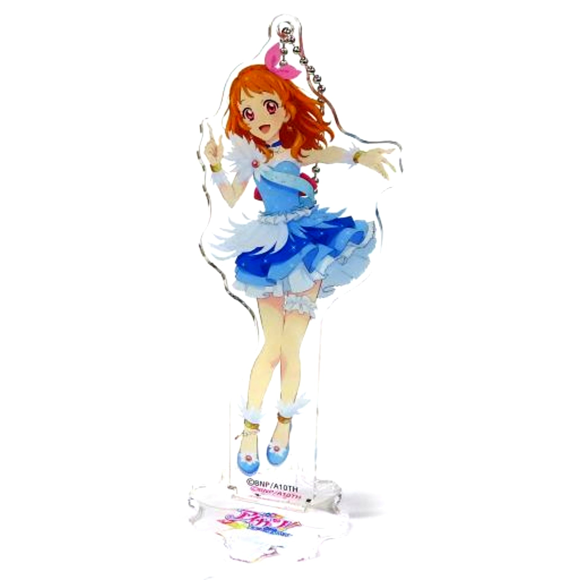 Akari Ozora Acrylic Stand Keychain Aikatsu Planet! The Movie / Aikatsu! 10th Story Starway to the Future Theater Goods [USED]
