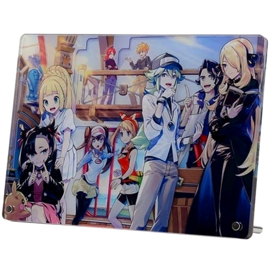 Pokemon TRAINERS Salon!! Acrylic Stand with Legs Pokemon Center Limited [USED]