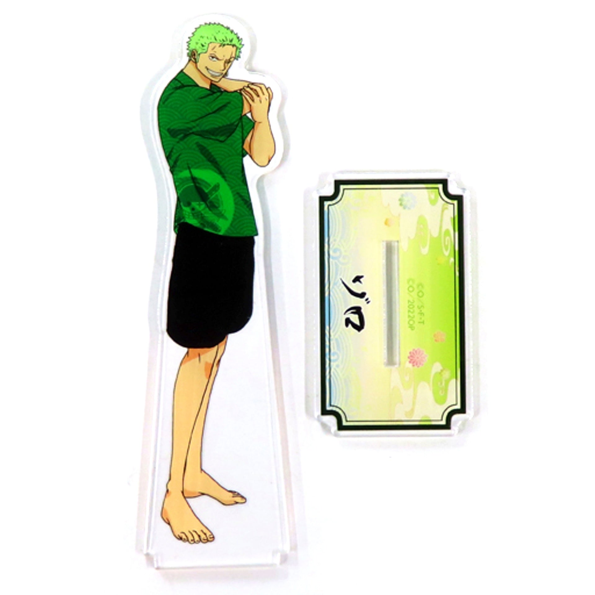 Roronoa Zoro One Piece Film Red x Gokurakuyu Raku Spa Sento Kaishi!! Straw Hat Crew Acrylic Stand [USED]