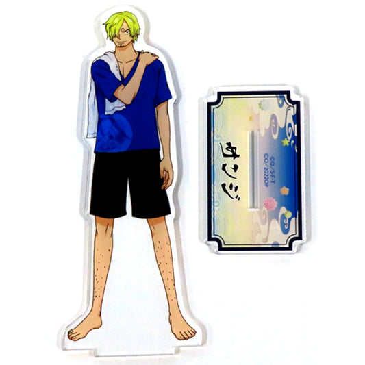 Sanji One Piece Film Red x Gokurakuyu Raku Spa Sento Kaishi!! Straw Hat Crew Acrylic Stand [USED]