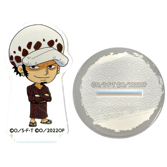 Trafalgar Law Trading Mini Character Acrylic Stand One Piece Film Red x Gokurakuyu RAKU SPA Sento Kaishi! Straw Hat Pirates [USED]