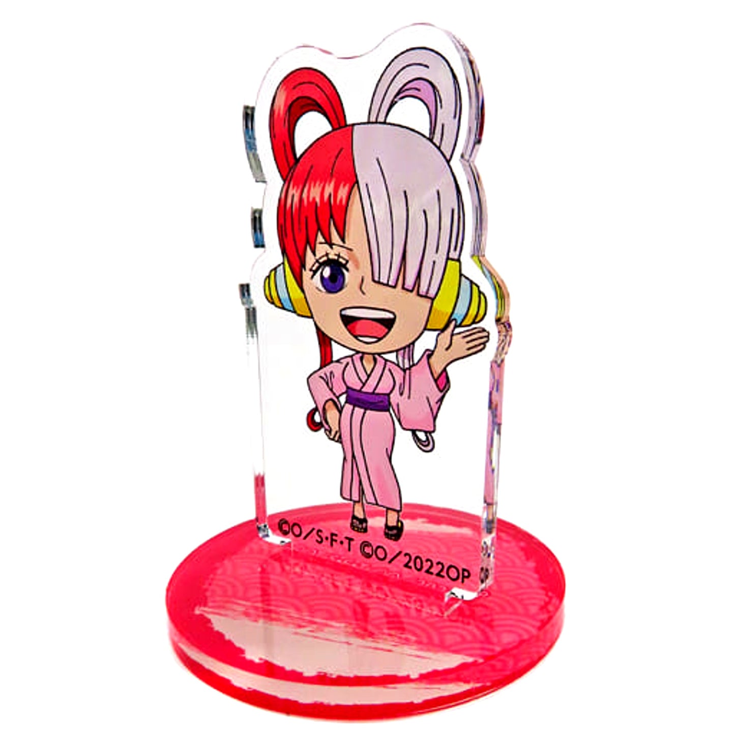 Uta One Piece FILM RED x Gokurakuyu RAKU SPA Bathhouse Start!! Straw Hat Crew Trading Mini Chibi Acrylic Stand [USED]