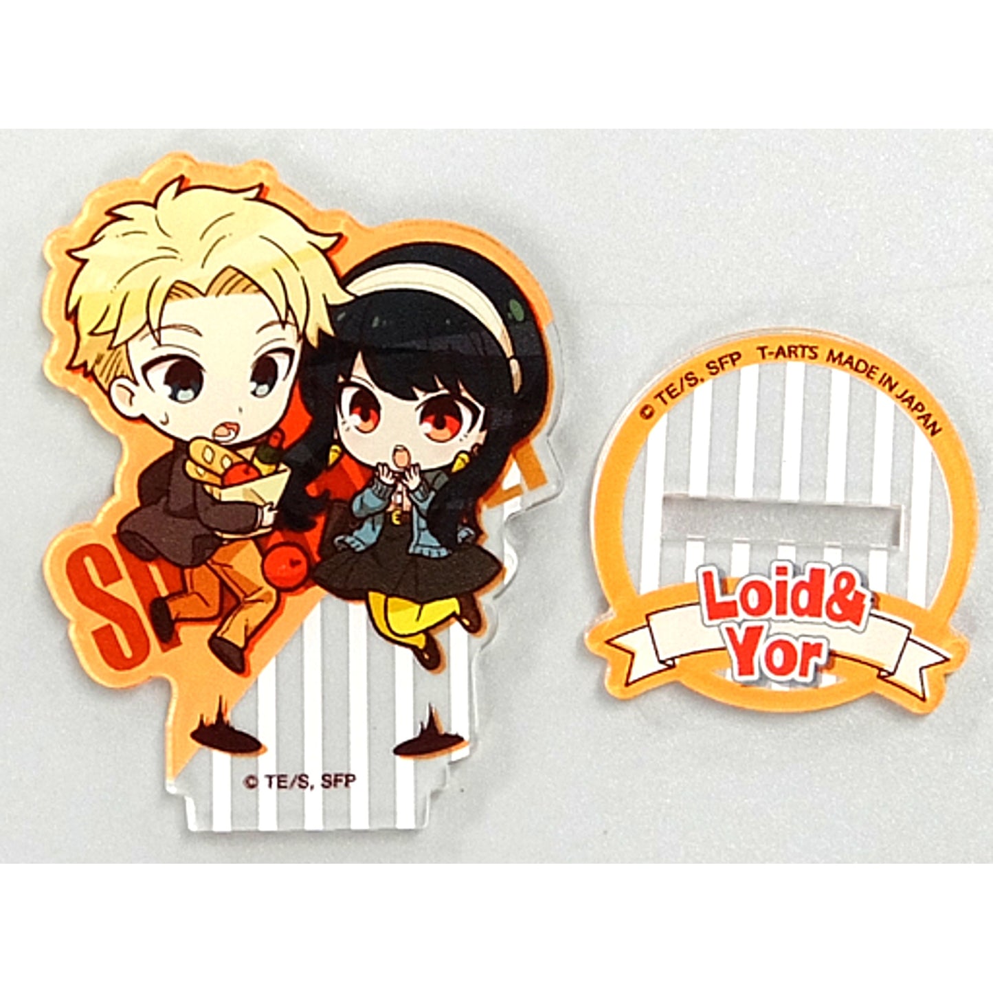 Loid Forger & Yor Forger SPY x FAMILY Pyon Colle Acrylic Stand [USED]