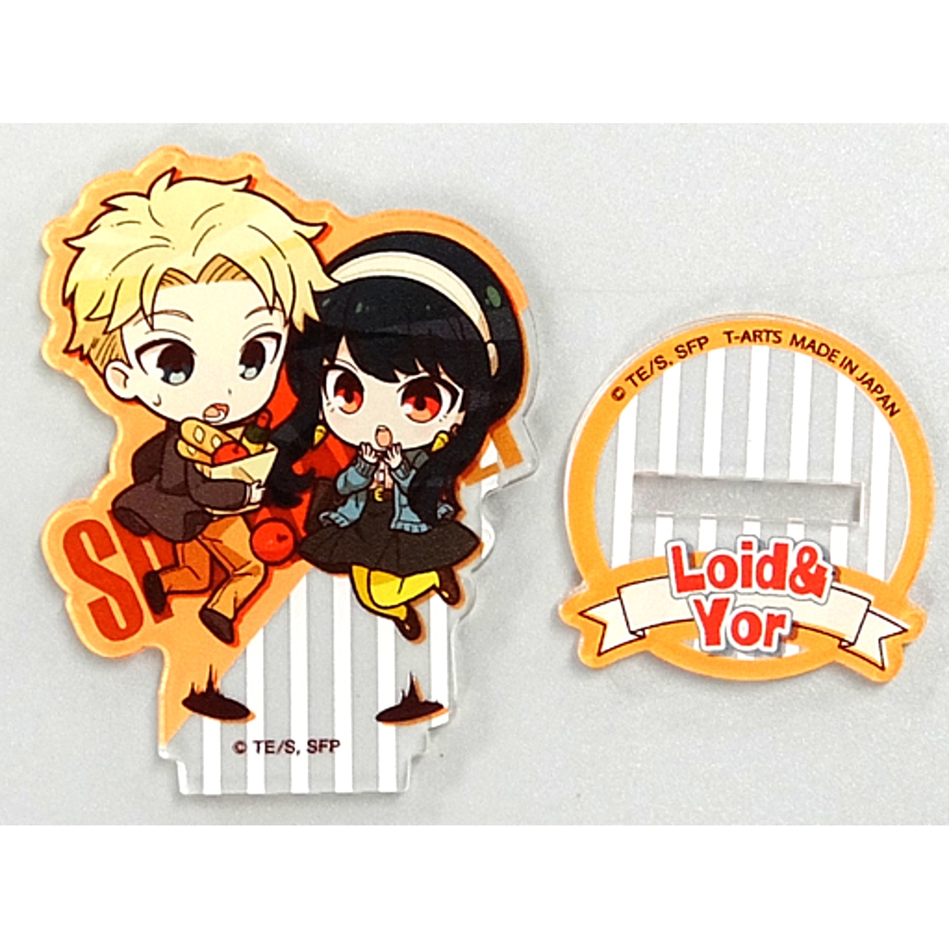 Loid Forger & Yor Forger SPY x FAMILY Pyon Colle Acrylic Stand [USED]
