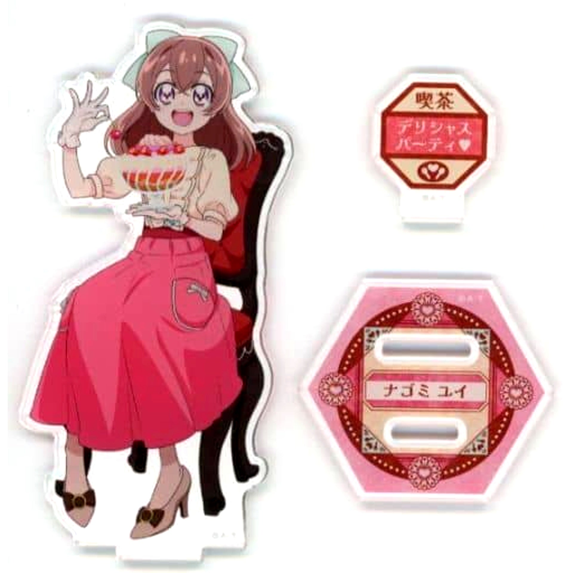 Yui Nagomi Delicious Party Precure Acrylic Stand Kissa Delicious Party Pretty Store Limited [USED]
