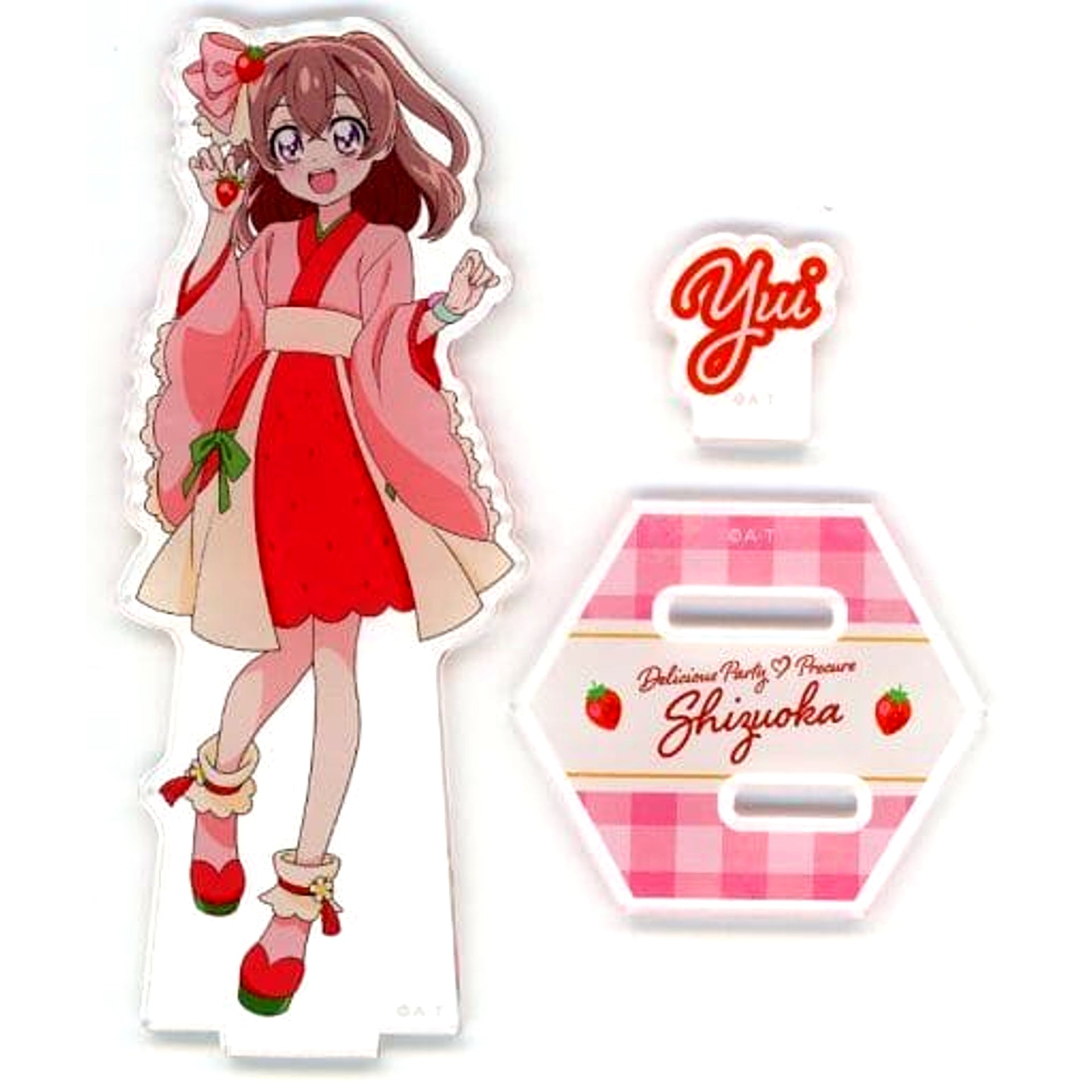 Yui Nagomi Delicious Party Pretty Cure Acrylic Stand Pretty Store Pop-Up Shop Shizuoka Parche Shizuoka Pop-Up Shop Design [USED]