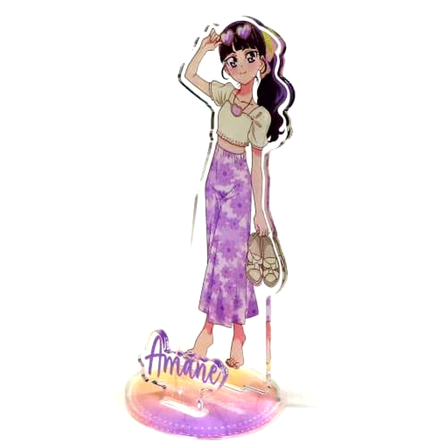 Amane Kasai Delicious Party Pretty Cure Acrylic Stand Summer Vacation Pretty Store Limited [USED]