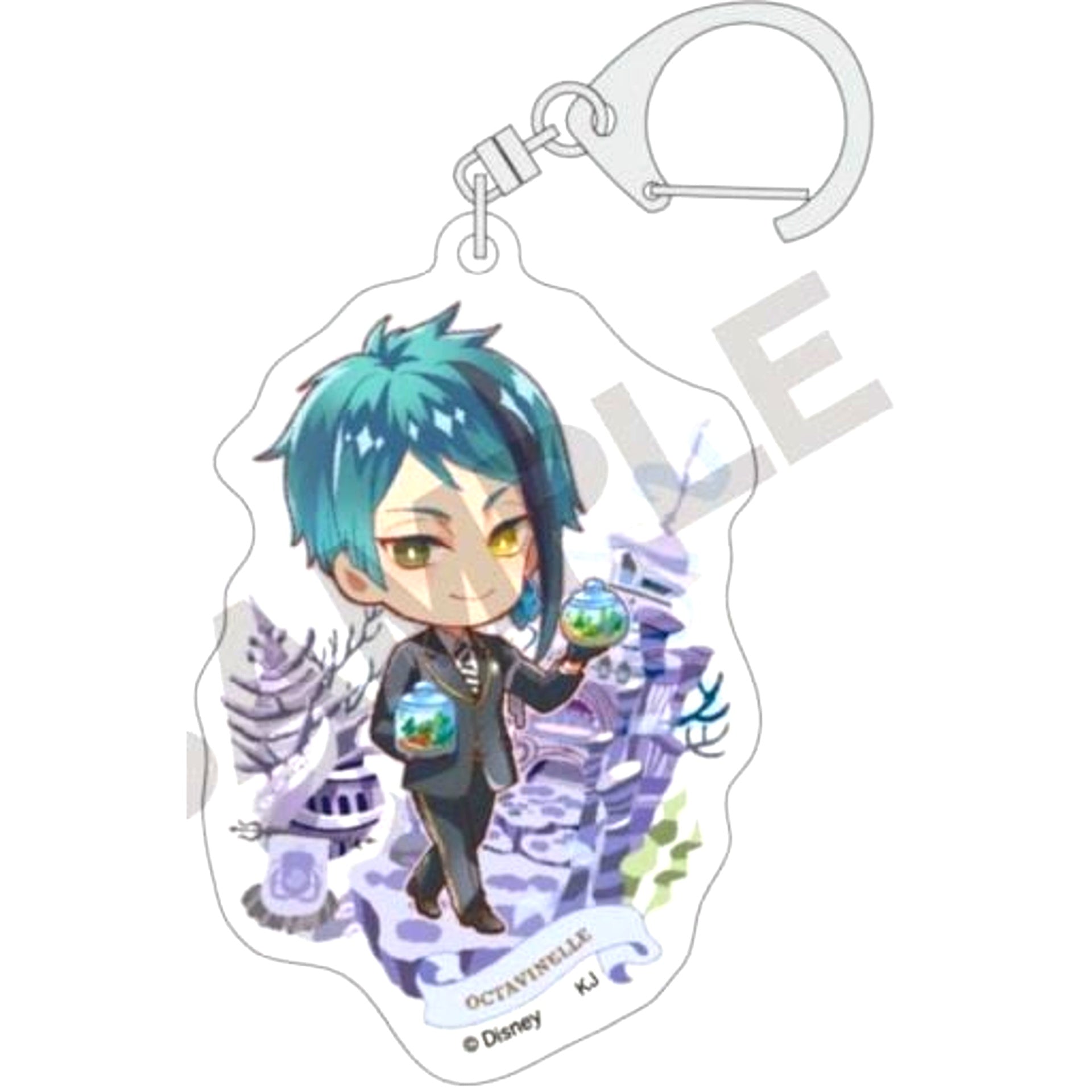 Jade Leech Disney Twisted Wonderland Trading Acrylic Keychain Vol.1 Chimaniwa [USED]