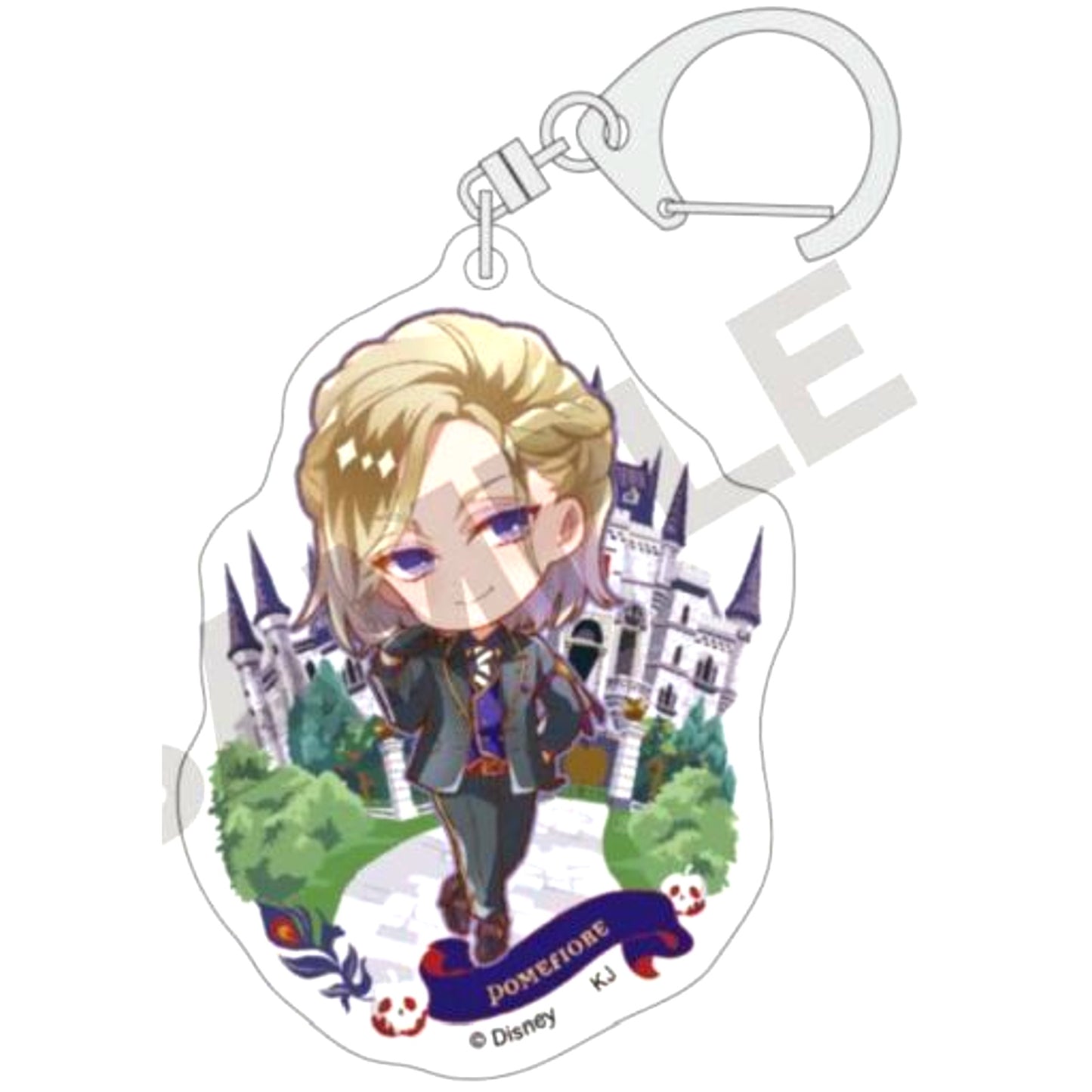Vil Schoenheit Disney Twisted-Wonderland Trading Acrylic Keychain Vol.2 Chimaniwa [USED]