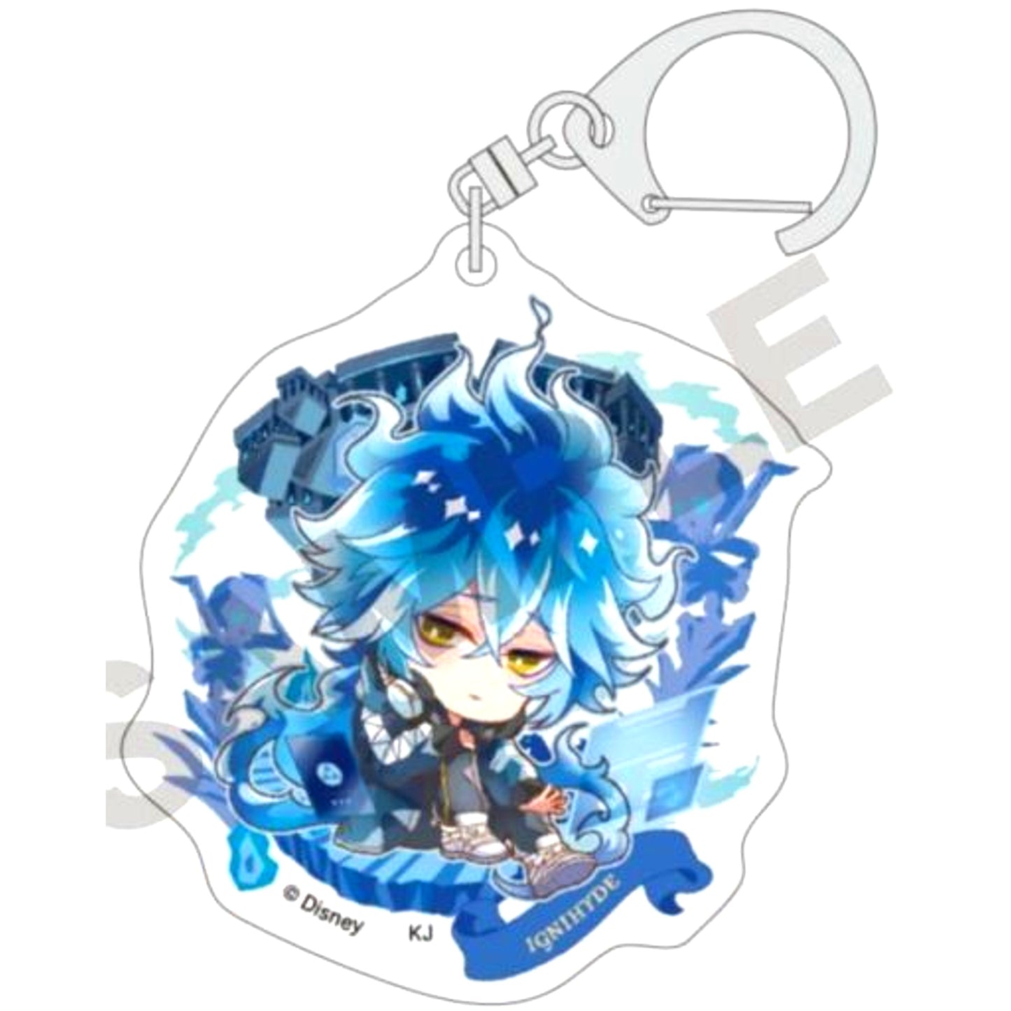 Idia Shroud Disney Twisted Wonderland Trading Acrylic Keychain Vol.2 Chimaniwa [USED]