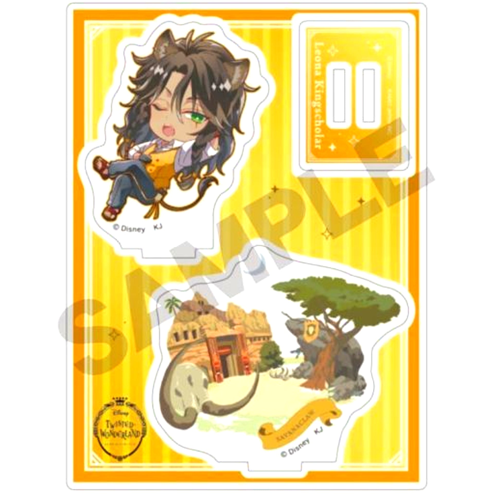 Leona Kingscholar Chimaniwa Acrylic Stand Disney Twisted-Wonderland [USED]
