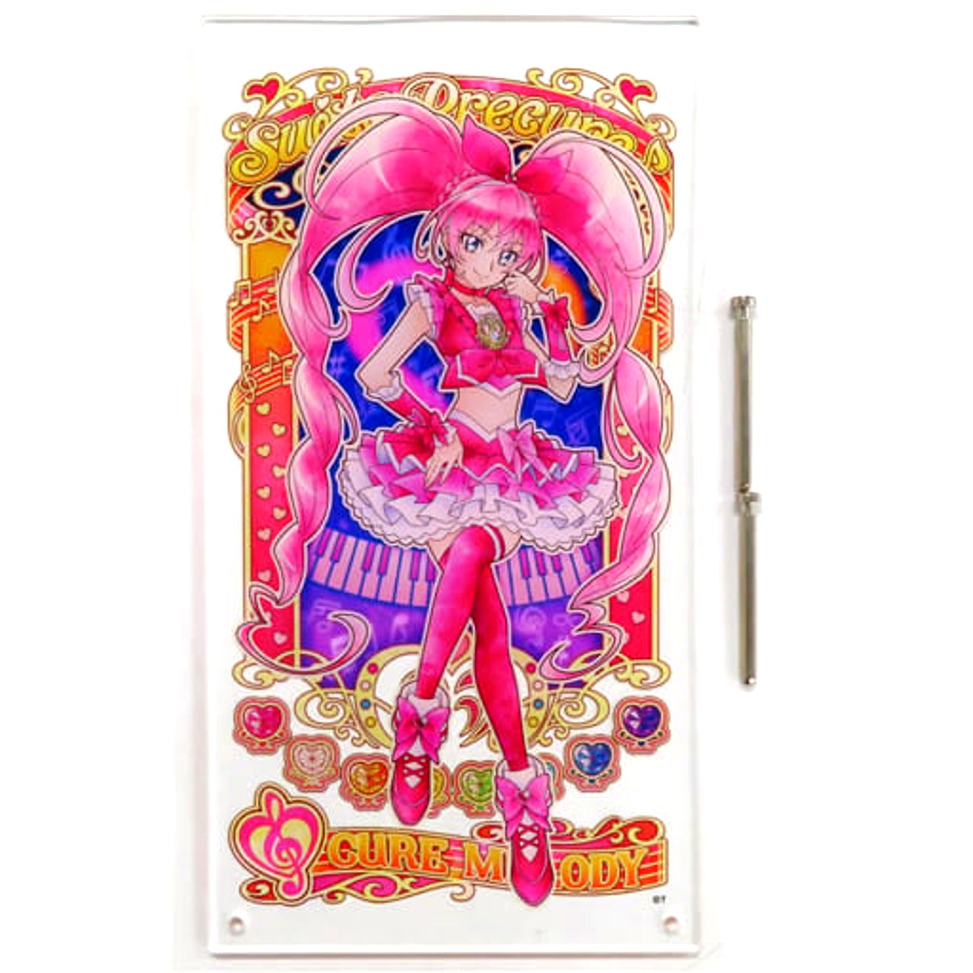 Cure Melody Suite PreCure Acrylic Art Board The Rainbow Score [USED]