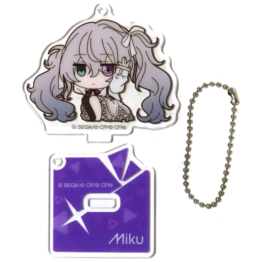 Hatsune Miku: Colorful Stage! Hatsune Miku Nobody's Sekai ViVimus Acrylic Keychain Collection with Stand 25-ji, Nightcord de. Keychains [USED]