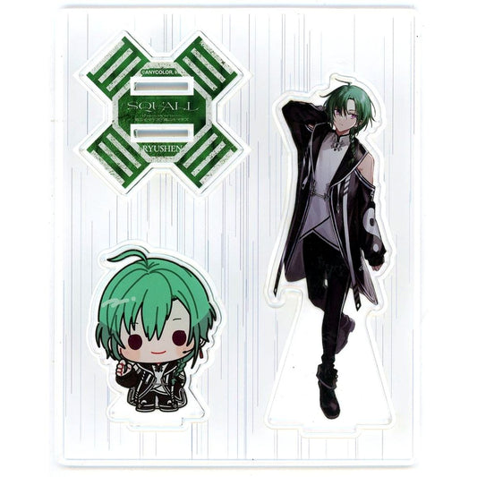 Ryushen Rain Drops Acrylic Stand Virtual YouTuber Nijisanji 2nd One-Man Live SQUALL Ame ni mo Makezu / Kaze ni mo Makezu [USED]