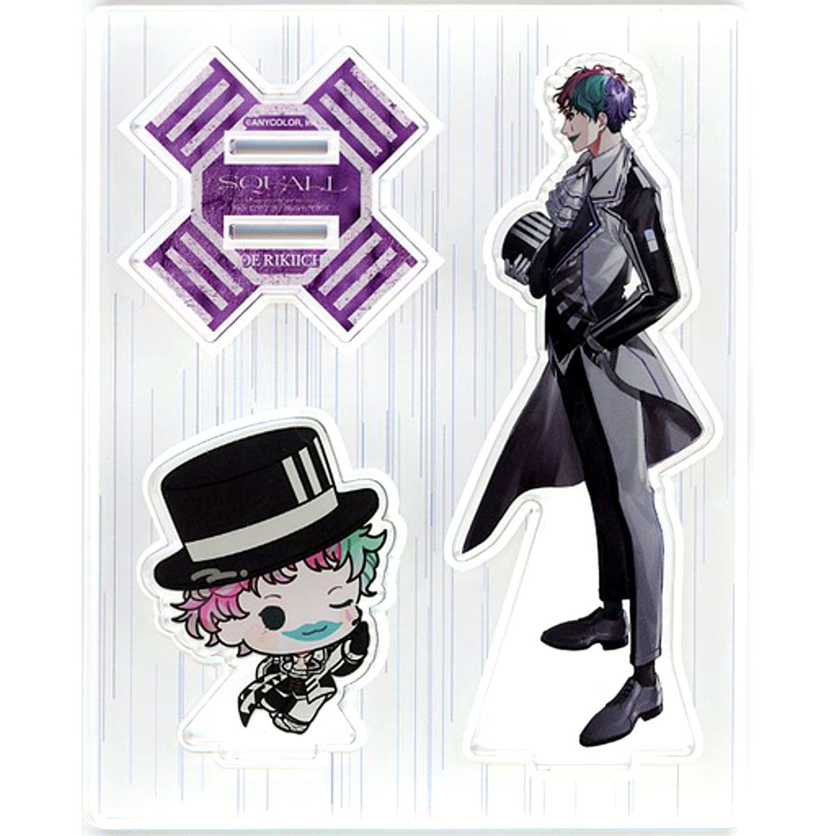 Joe Rikiichi, Rain Drops Acrylic Stand Virtual YouTuber Nijisanji 2nd One-Man Live SQUALL Ame ni mo Makezu / Kaze ni mo Makezu [USED]