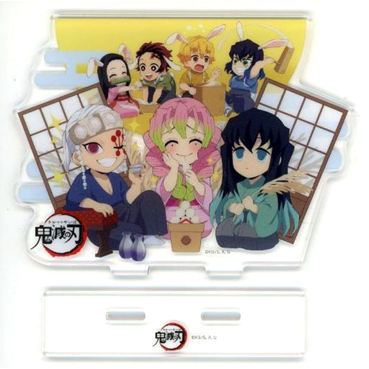 Group Acrylic Stand Demon Slayer: Kimetsu no Yaiba x ufotable Cafe / Machi Asobi CAFE Moon Viewing Event 2022 [USED]