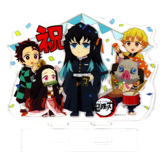 Group Demon Slayer: Kimetsu no Yaiba x ufotable Cafe / Machi Asobi CAFE Muichiro Tokito Birthday Festival 2022 Acrylic Stand [USED]