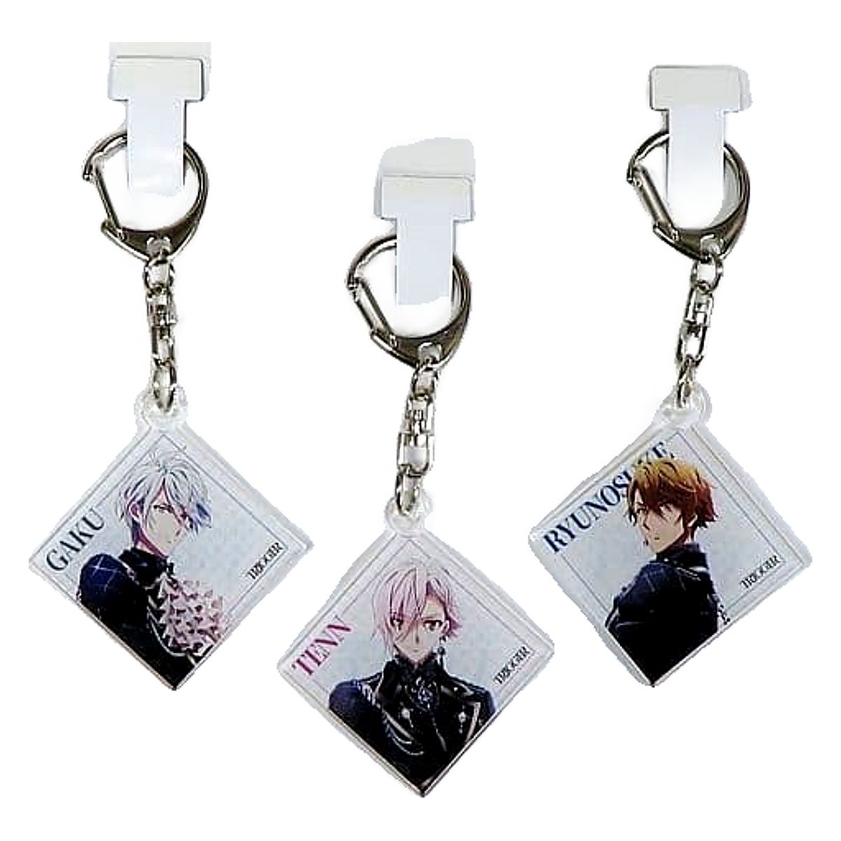 IDOLiSH7 Trigger Diamond Type Acrylic Keychain Nanairo Store Limited TRIGGER LIVE CROSS VALIANT Blu-ray BOX -Limited Edition- Complete Production Limited Edition Purchase Bonus Set of 3 Keychains [USED]