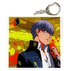 Persona 4 Protagonist Acrylic Keychain Persona Series 25th Anniversary Persona 25th FES Grand Exhibition Exclusive Keychains [USED]