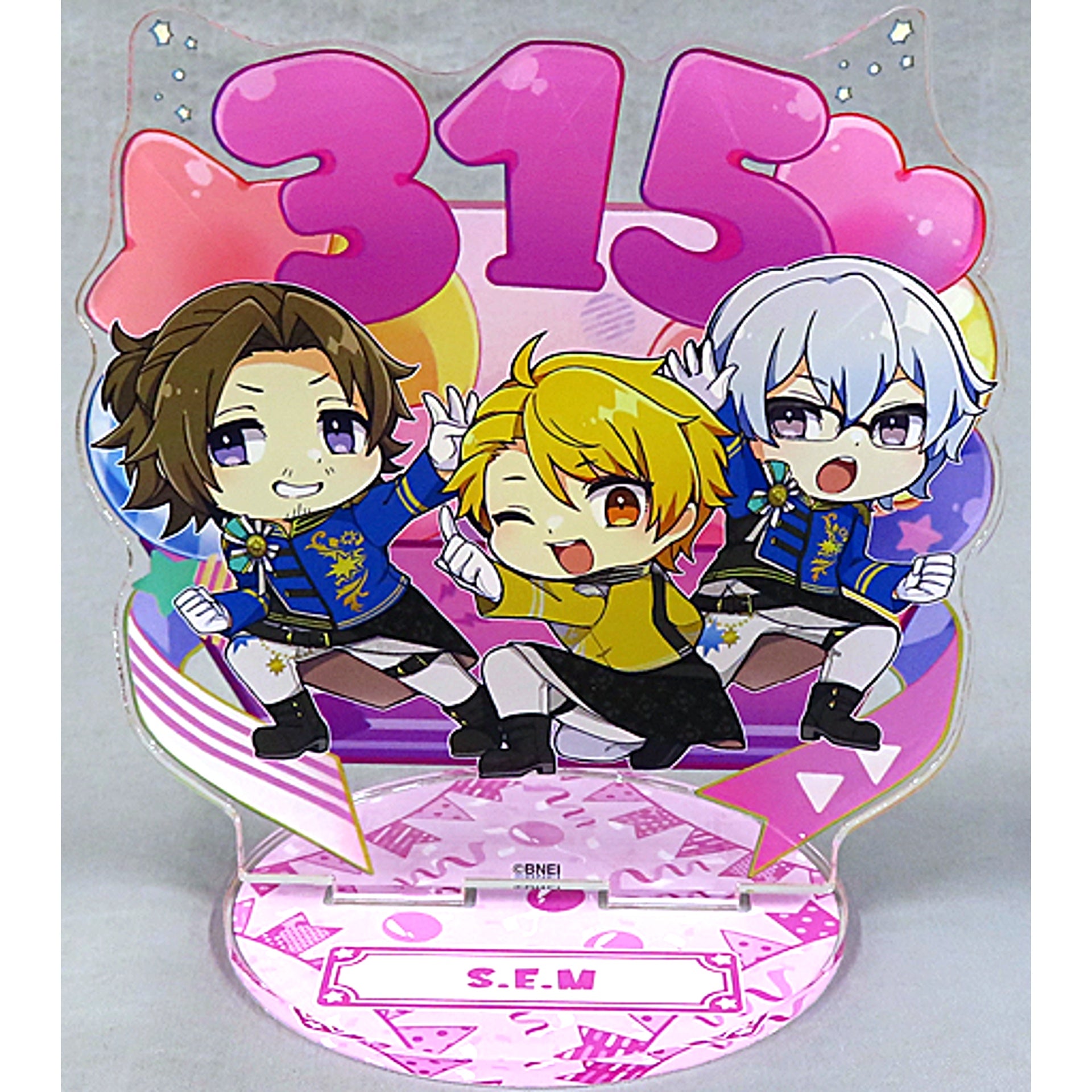 S.E.M THE IDOLM@STER SideM Official Acrylic Stand 315 Day Commemoration 2022 ver. 315Pro [USED]
