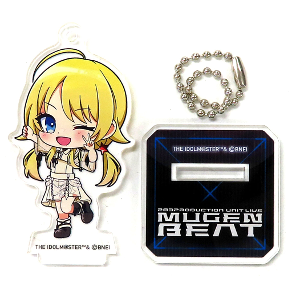 Meguru Hachimiya MUGEN BEAT Version Official Mini Acrylic Stand The Idolmaster Shiny Colors [USED]
