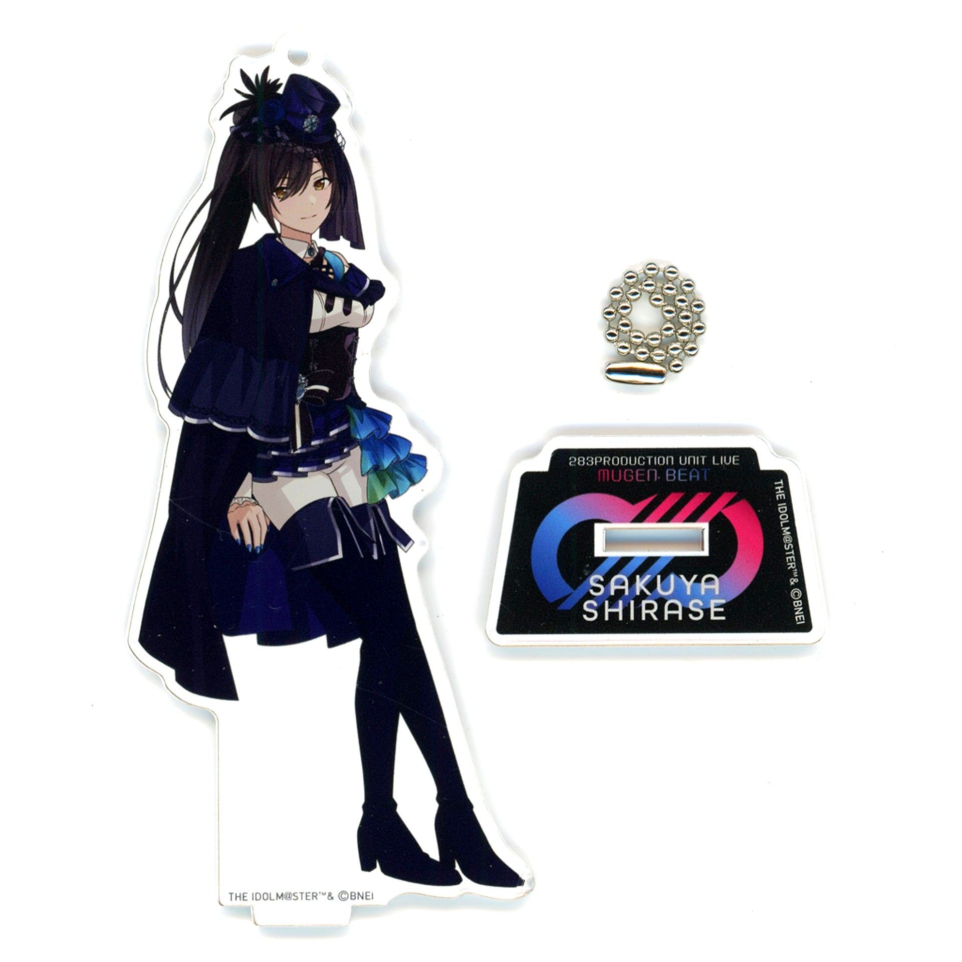 Sakuya Shirase MUGEN BEAT Ver. Official Acrylic Stand Keychain The Idolmaster Shiny Colors [USED]
